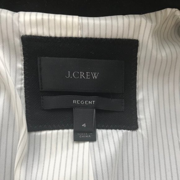 Black J.Crew Regent Blazer - Picture 2 of 4